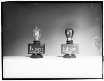 Edison lamps from 1881