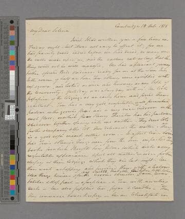 Jean Macaulay. Letter to Colin Macaulay