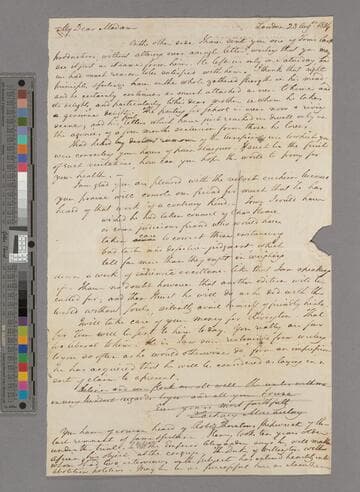 Zachary Macaulay. Letter to Hannah More