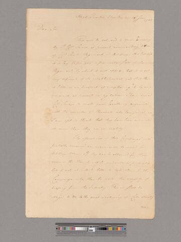 Letter from George Washington, headquarters New Windsor, to George Clinton