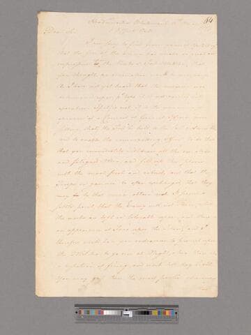 Letter from George Washington, headquarters Whitemarsh, to Brigadier General James Mitchell Varnum