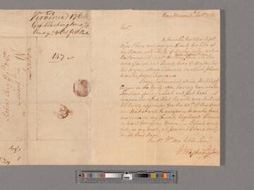 Letter from George Washington, Mount Vernon, to Robert Cary & Company