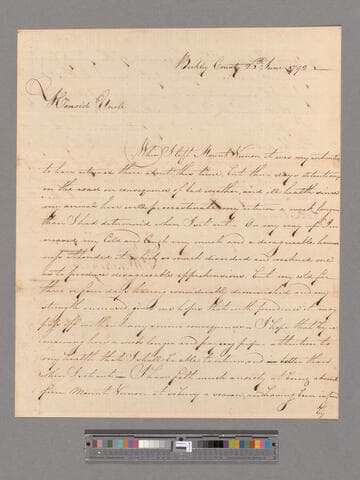 Letter from George Augustine Washington, Berkley County, to George Washington