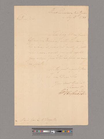 Letter from George Washington, headquarters New Windsor, to Major General Alexander McDougall