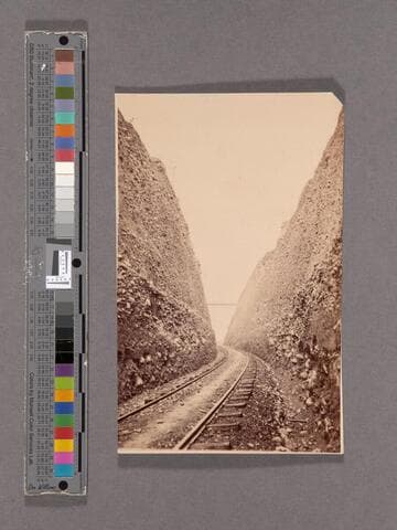Bloomer Cut, 800 feet long, looking East