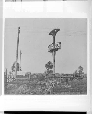 The pole switch on the Santa Ana River 33 KV line