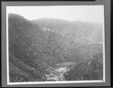 An overview of the construction camp #2  for Kern River #1 Hydro Plant
