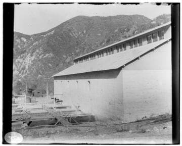 The tailrace at Santa Ana River #1 Hydro Plant