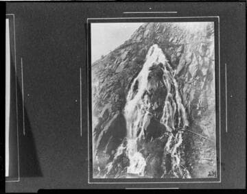 The spillway of San Joaquin Light & Power Company's