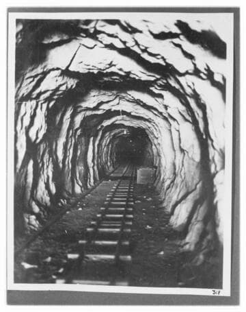 The interior of the tunnel at Kern River #1 Hydro Plant