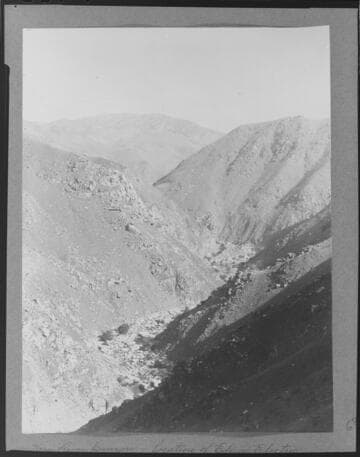The site of the tunnels for Kern River #1 Hydro Plant (on the right side) in Kern River Canyon