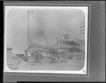 Los Angeles #3 Steam Plant under construction