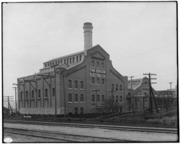 Front view of Los Angeles #3 Steam Plant