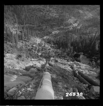 Big Creek #1 - Views after penstock #2 break