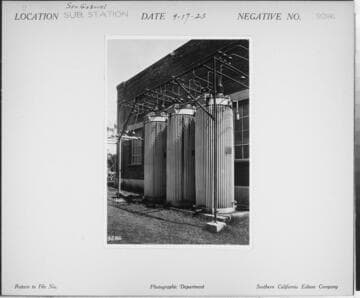 San Gabriel Substation - Bank of transformers