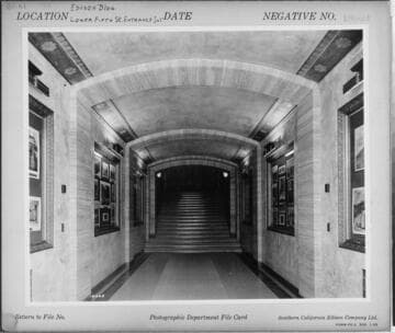 B1.21 - New Edison Building - Lower 5th Street entrance