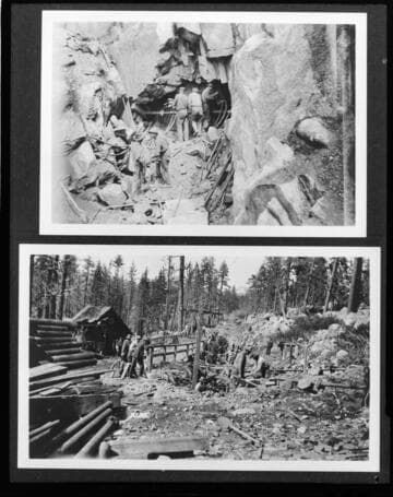 Historical Big Creek construction photos