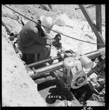 Core drilling machine setup