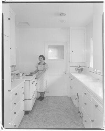 H2.3 - Home Kitchen - Electric Home of Mrs. Hugh Kirkwood