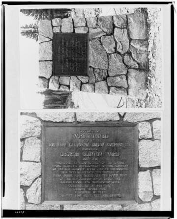 Ward Monument dedication