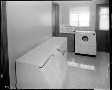 Domestic laundry room