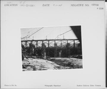 Big Creek, Florence Lake Dam