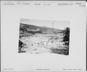 Big Creek, Florence Lake Dam - Construction of multiple-arch dam