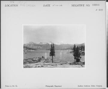 Big Creek, Florence Lake Dam