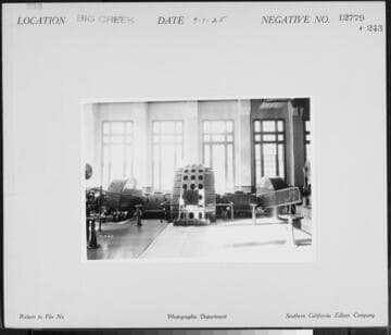 Big Creek Powerhouse #2 - Interior