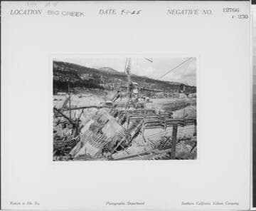 Big Creek, Florence Lake Dam