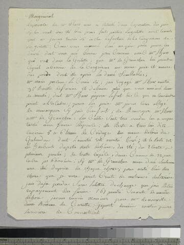 Letter : New London, to Charles-René-Dominique Sochet Destouches, 1781 April 25