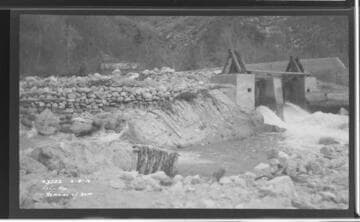 Lytle Creek Powerhouse - Lytle Creek headworks