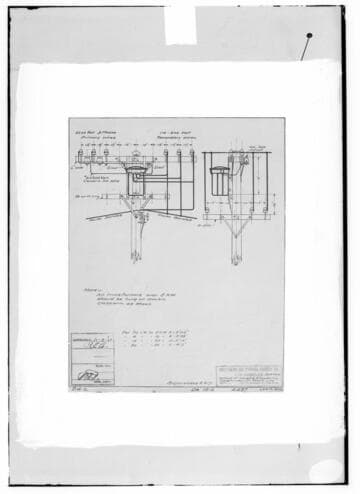 C1.1 - Charts miscellaneous - A drawing showing the method of hanging and connecting a transformer, on page OH