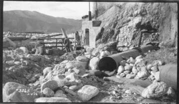 Mill Creek 1, 2&3 Powerhouse - results of storm on 1