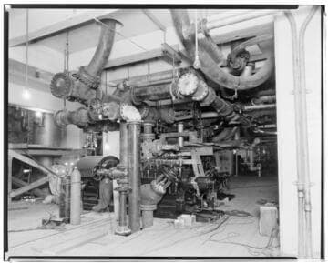 Long Beach Steam Station, Plant #3 - Pumps in sub-basement