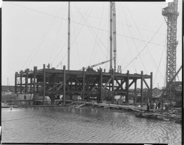 Long Beach Steam Station, Plant # 3 not 2 - General view looking southwest