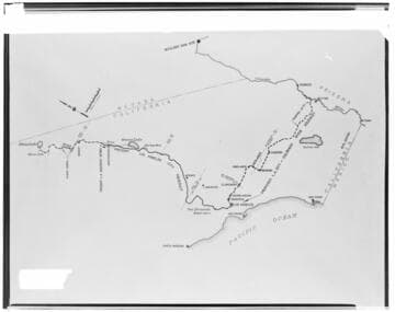 Colorado River - Map showing the proposed route of Los Angeles