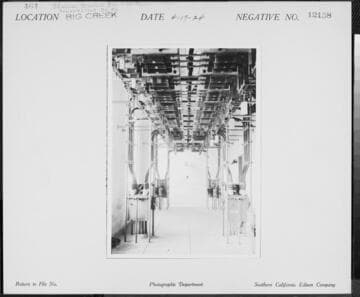 Big Creek Powerhouse #3 - Station Service Bus and Switch Room Power & Light