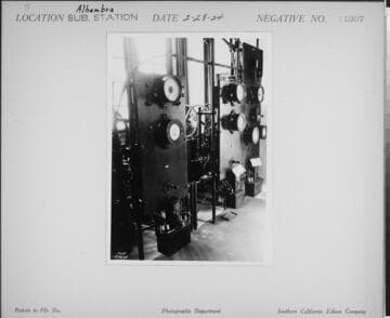 Alhambra Substation - interior