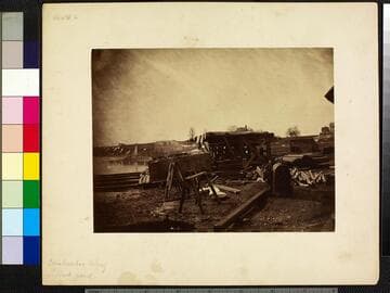 Construction wharf, rubbish yard