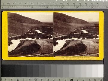 288. Looking across Truckee Meadows, toward Sierra Nevada Mountains, near Camp 37