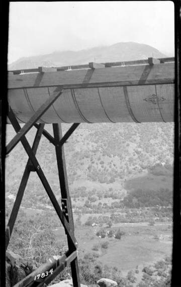 Tule River - Rebuilding Flume Line