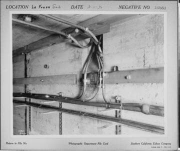 La Fresa Substation - Control cable layout
