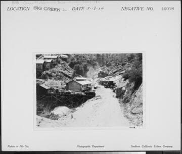 Big Creek PH #2 - Camp #7 Machine Shop and