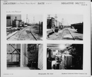 Long Beach Steam Station, Plant #2 - Units 7 & 8 removal - storage yard