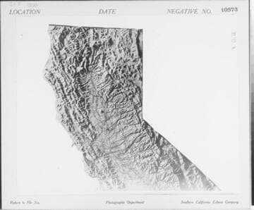 C1.3 - Maps - Relief map of California