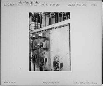 Gardena Heights Substation - Interior