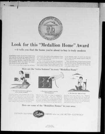 Copy art for Medallion Home promo