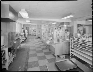Commercial Cafeteria and Kitchen with 3 variants