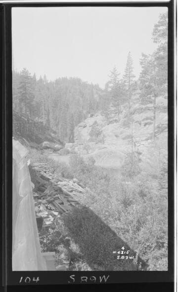 Big Creek Scenery - Sohier's investigation of future developments of Big Creek Project